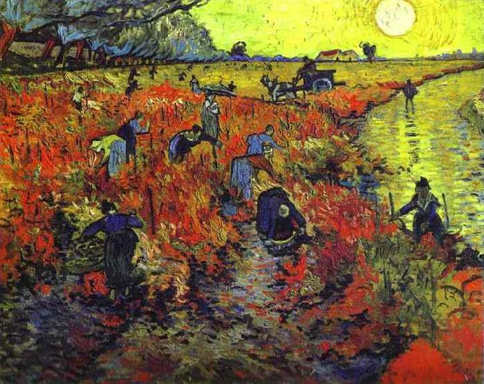 Vincent Van Gogh The Red Vineyard China oil painting art